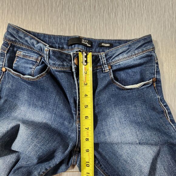 1822 Denim Jeans Womens 6 Adrianna Blue Skinny Dark Wash - Picture 9 of 9